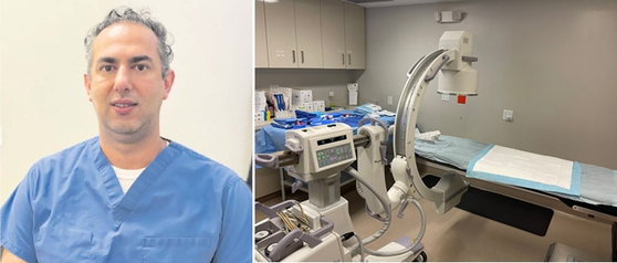 '하지정맥혈관 전문병원'의 하지정맥 전문의 닥터 로버트 아지지(Dr. Robert Azizi). 하지정맥혈관 전문병원은 보다 편리한 내원을 위한 무료 차량 서비스도 지원한다.