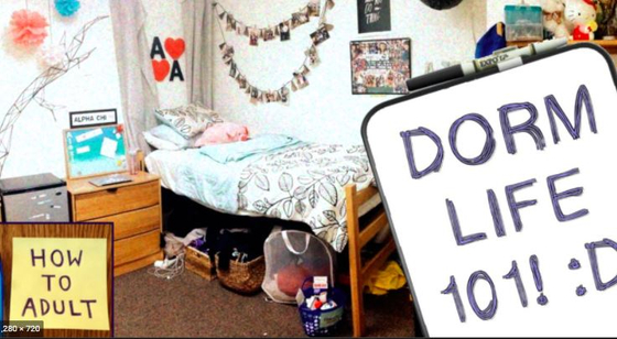 대학 기숙사의 이모저모를 소개하는 유튜브 동영상 (www.youtube.com/watch?v=dyDWXM1tFRQ)의 한 장면.[유튜브]