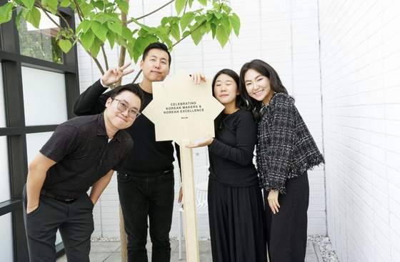 '메이드 위드 마음' 설립자와 팀원들. 왼쪽부터 박기오, 아놀드 변, 현 이, 준 최. [현 이 씨 제공]