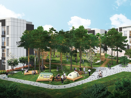 [제주 엘크루 더 퍼스트 조감도, 대우조선해양건설 제공]