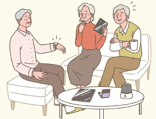 스마트 폰을 정복한 시니어들이 스마트 워치의 사용자로 각광을 받고 있다. 특히 시니어들이 관심을 갖고 있는 각종 바이탈 정보를 실시간으로 제공하는 방향으로 발전하고 있어 주목을 끌고 있다. [이미지투데이]