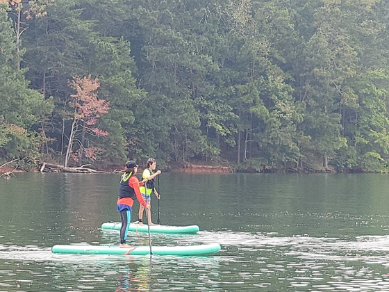 패들보드팀 사진 