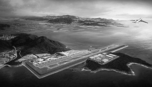 [가덕도 신공항 계획 조감도, 사진출처 : 가덕도 신공항 홈페이지]