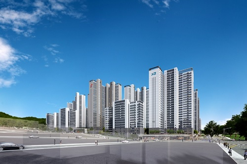 [인덕원 자이 SK VIEW 투시도. 사진제공 : GS건설]