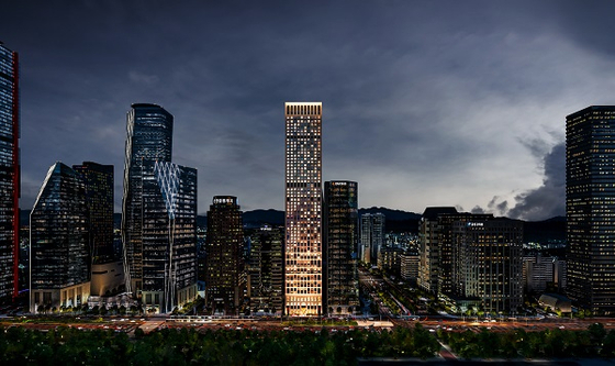 Architect’s rendering of the first Angsana-branded residence in Korea to rise in the commercial district of Yeungdeungpo, Seoul