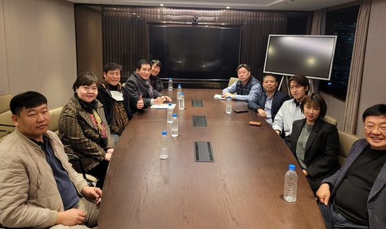 [지난 11일, 잠실 롯데호텔에서 열린 교류회 장면]