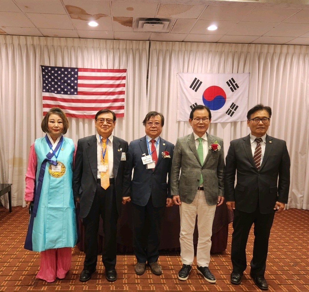 박철언 전 장관 LA 방문.