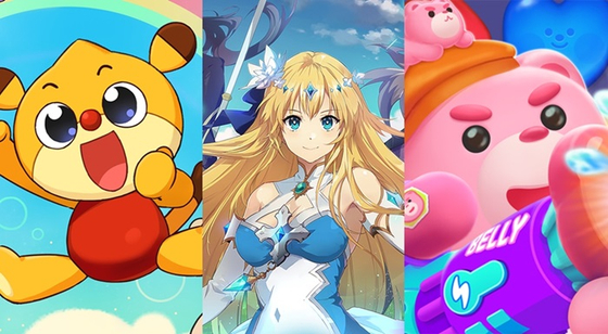 [(from the left)'Chitaboo', 'Oz Rewrite', 'Bellygom Matchland' ]