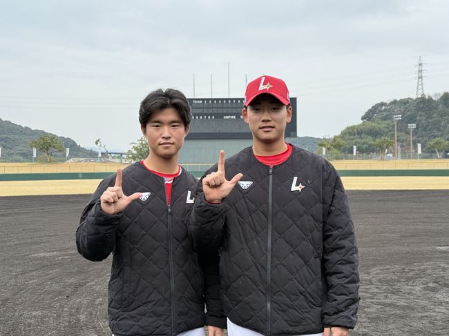 SSG 김현재(와) 김규민 / SSG 랜더스 제공