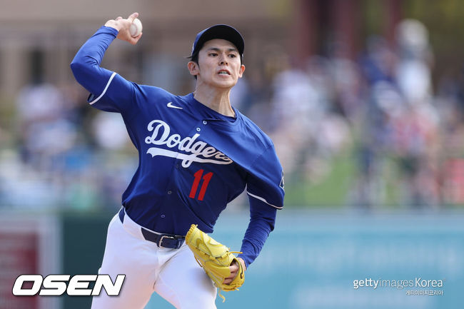 [사진] LA 다저스 사사키 로키. ⓒGettyimages(무단전재 및 재배포 금지)
