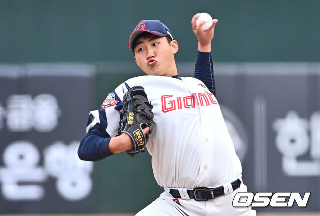 [OSEN=부산, 이석우 기자] 롯데 자이언츠 김태현. 2025.03.10 / foto0307@osen.co.kr