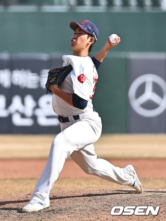 [OSEN=부산, 이석우 기자] 롯데 자이언츠 박세현. 2025.03.11 / foto0307@osen.co.kr