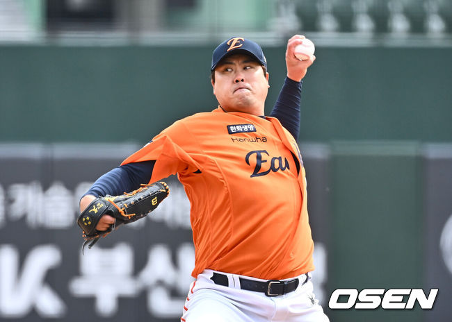 [OSEN=이석우 기자] 한화 류현진. 2025.03.13 / foto0307@osen.co.kr