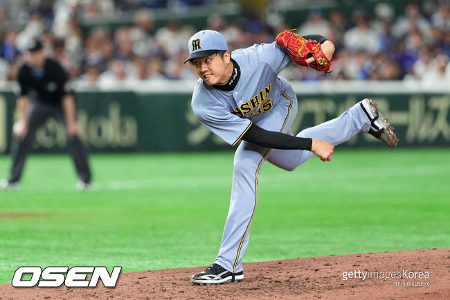 [사진] 한신 사이키 히로토. ⓒGettyimages(무단전재 및 재배포 금지)