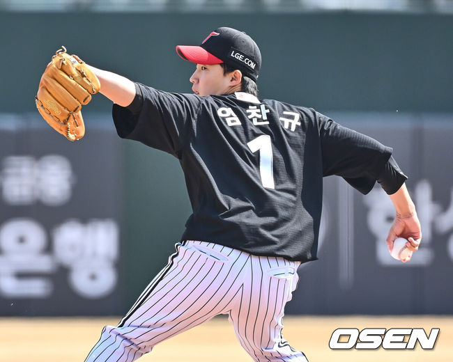 [OSEN=부산, 이석우 기자] LG 트윈스 임찬규 164 2025.03.11 / foto0307@osen.co.kr