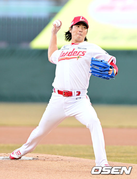 [OSEN=최규한 기자] SSG 문승원. 2025.03.13 / dreamer@osen.co.kr