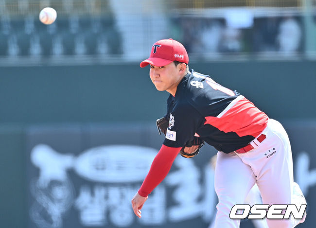 [OSEN=이석우 기자] KIA 윤영철. 2025.03.09 / foto0307@osen.co.kr