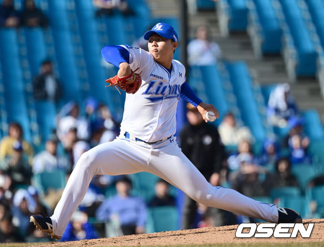 [OSEN=김성락 기자] 삼성 라이온즈 배찬승. / ksl0919@osen.co.kr