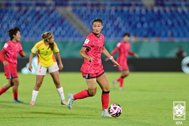 [사진] 케이시 유진페어의 지난해 U-17 월드컵 경기 장면 / 대한축구협회