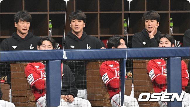 '안상현 어깨 치고 모르는 척' 귀여운 장난