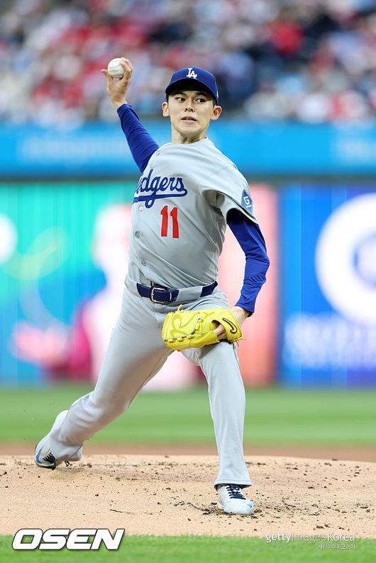 [사진] LA 다저스 사사키 로키. ⓒGettyimages(무단전재 및 재배포 금지)