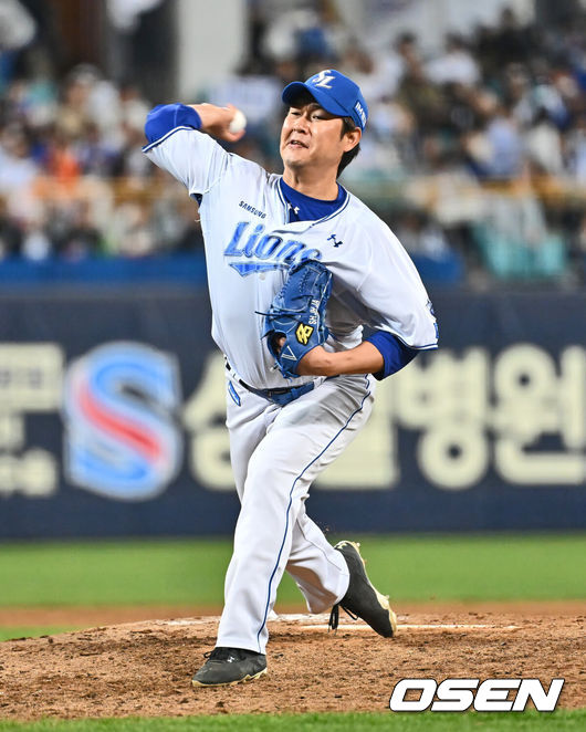 [OSEN=대구, 이석우 기자] 삼성 라이온즈 송은범 097 2025.04.04 / foto0307@osen.co.kr