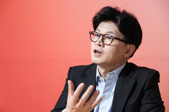 한동훈 국민의힘 대선 경선 후보. 김경록 기자