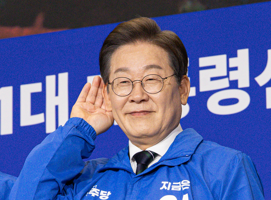 이재명 더불어민주당 대선 후보. 뉴스1
