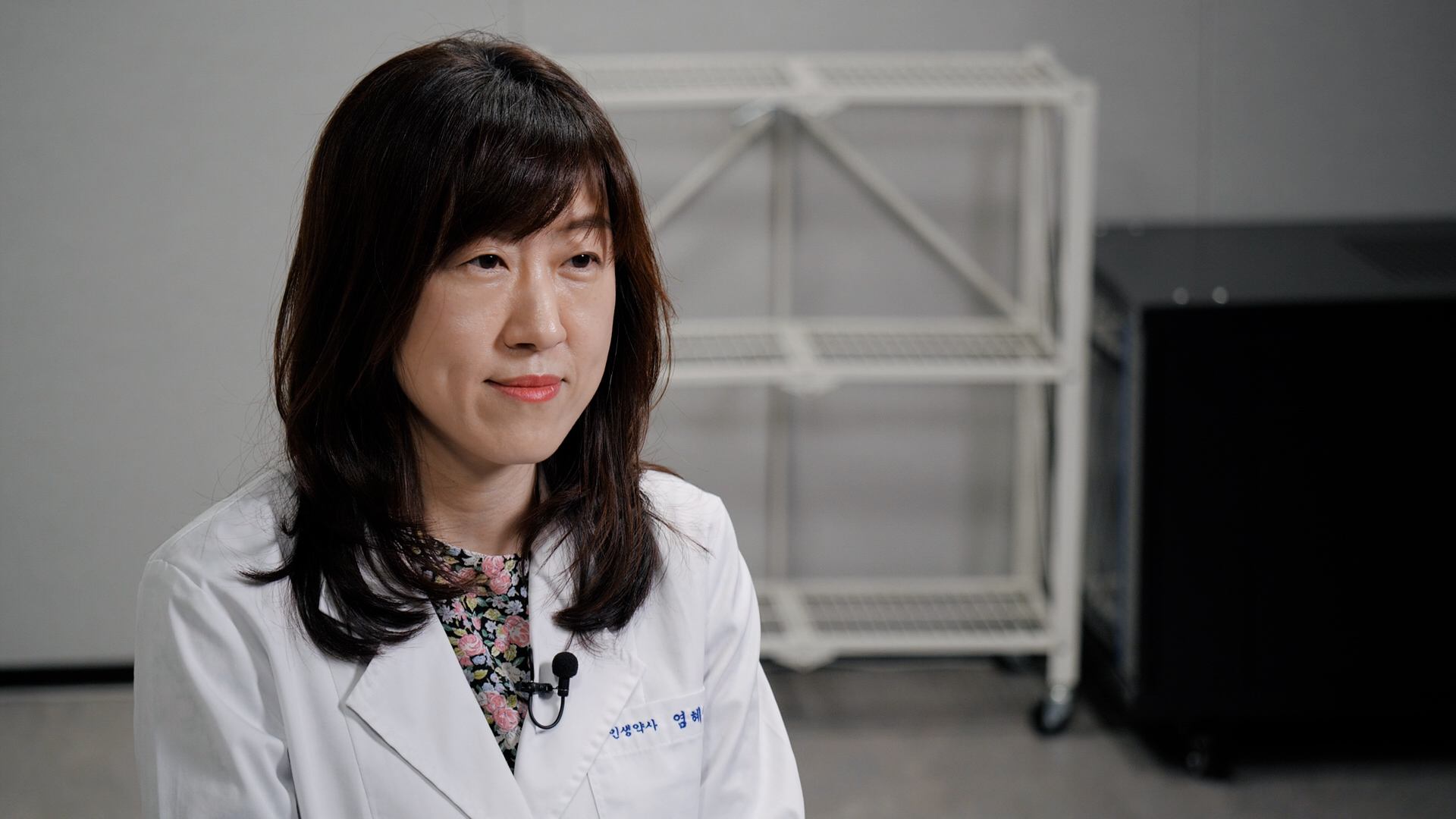 19년차 약사 염혜진씨가 중앙일보 VOICE팀과 인터뷰하고 있다.