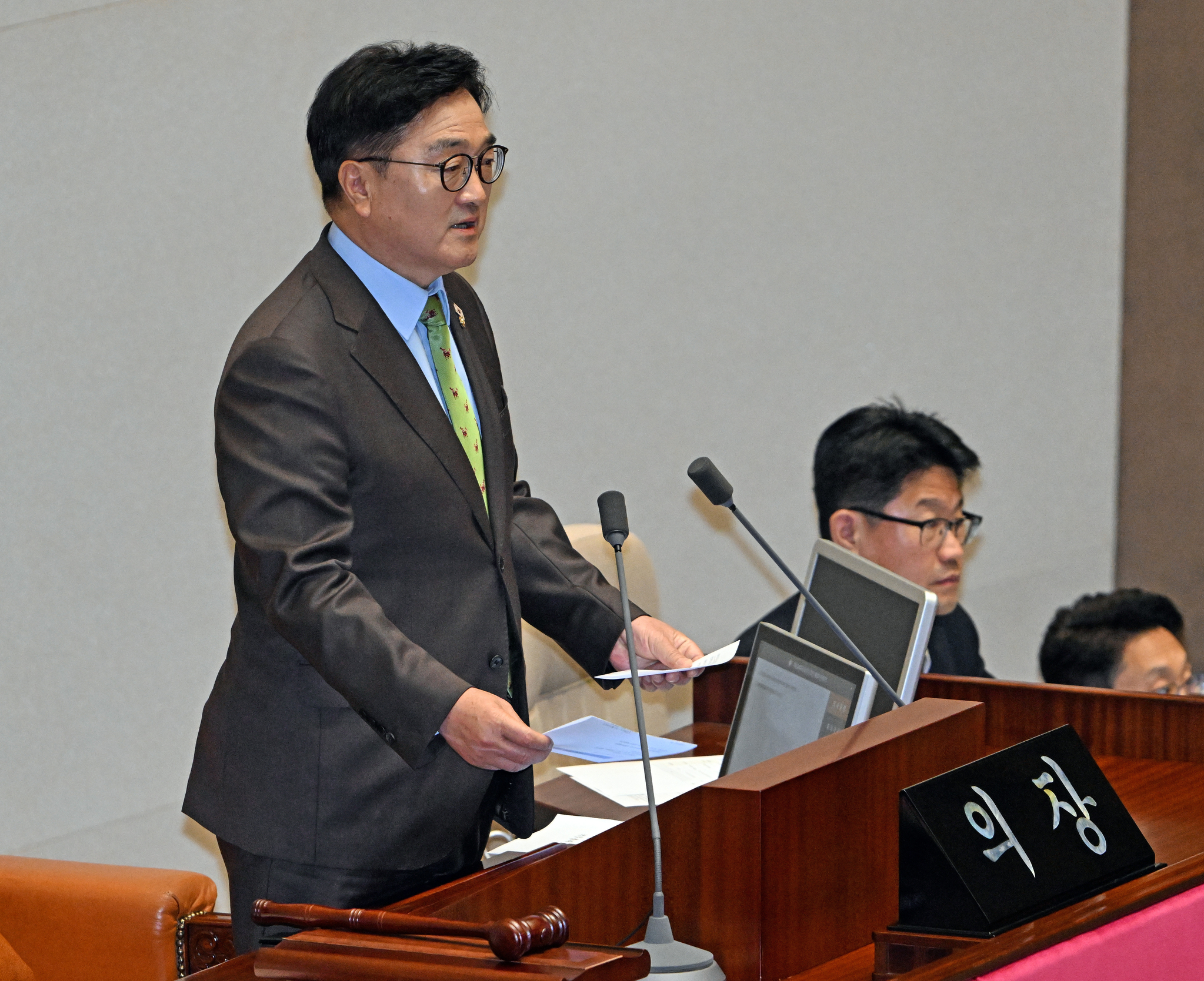우원식 국회의장. 국회사진기자단