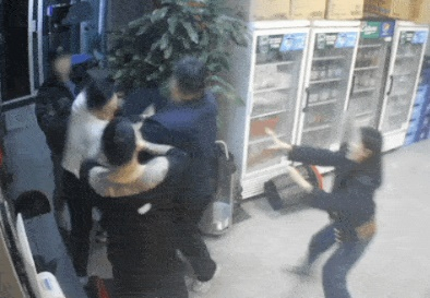 식당 패싸움. 사진 인천지검