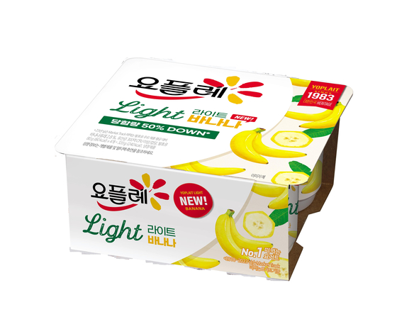 빙그레 요플레 라이트 바나나. 사진 빙그레