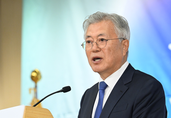 문재인 전 대통령. 국회사진기자단