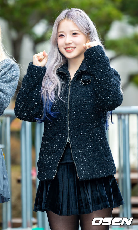 [OSEN=민경훈 기자] 2일 오전 서울 영등포구 KBS 신관에서 KBS 2TV '뮤직뱅크' 리허설이 진행됐다.그룹 라임라잇 수혜가 포즈를 취하고 있다. 2024.02.02  / rumi@osen.co.kr