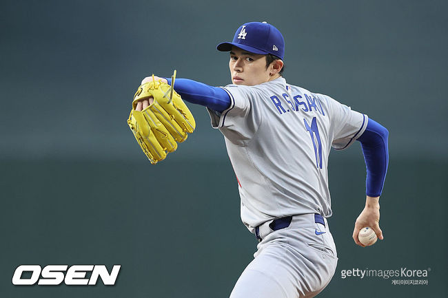 [사진] LA 다저스 사사키 로키. ⓒGettyimages(무단전재 및 재배포 금지)