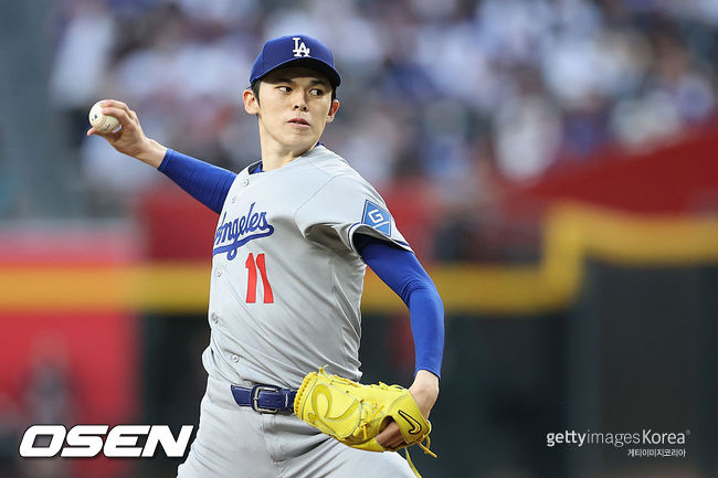 [사진] LA 다저스 사사키 로키. ⓒGettyimages(무단전재 및 재배포 금지)