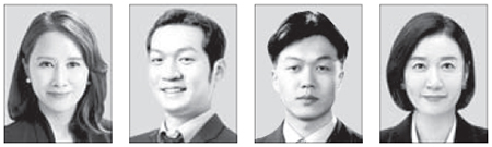 김선아, 손광해, 김동일, 장윤서(왼쪽부터 순서대로)