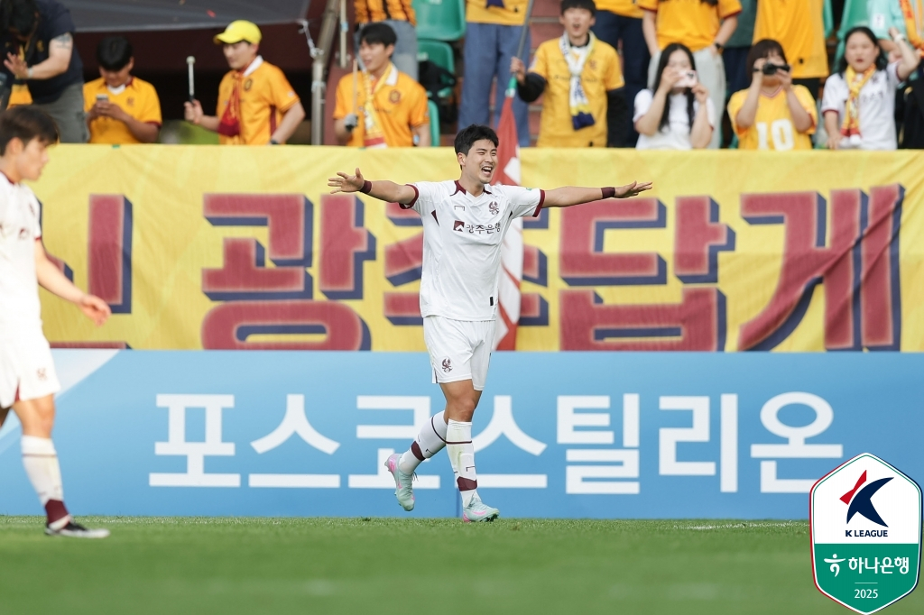 프로축구 광주FC 박인혁. [사진 프로축구연맹]