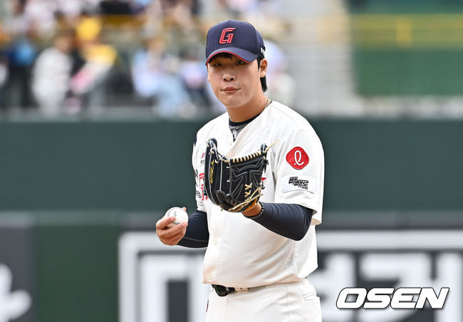 [OSEN=부산, 이석우 기자] 롯데 자이언츠 이민석 088 2025.05.05 / foto0307@osen.co.kr