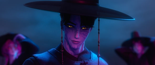 KPOP DEMON HUNTERS - When they aren't selling out stadiums, Kpop superstars Rumi, Mira and Zoey use their secret identities as badass demon hunters to protect their fans from an ever-present supernatural threat. Together, they must face their biggest enemy yet  an irresistible rival boy band of demons in disguise. 2025 Netflix