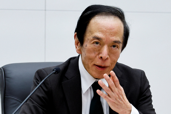 우에다 가즈오 일본은행 총재. 로이터=연합뉴스