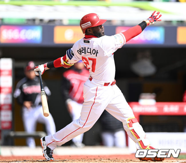 [OSEN=이대선 기자] SSG 에레디아 2025.03.15 /sunday@osen.co.kr