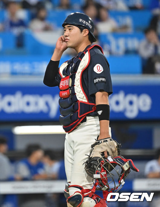 [OSEN=대구, 이석우 기자] 롯데 자이언츠 손성빈 017 2025.05.29 / foto0307@osen.co.kr