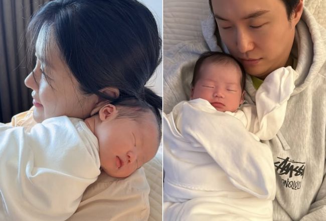 '이용식 딸' 이수민♥원혁, 딸 '팔복이' 최초 공개 "천사를 소개합니다"