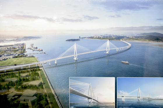 2025년 12월 개통예정인 제3연륙교 조감도. [사진 인천시]