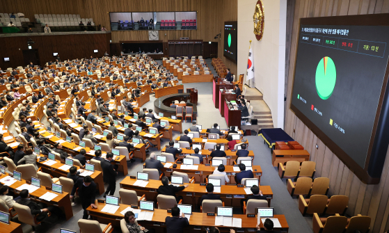 지난해 12월 26일, 국회 본회의에서 AI 기본법이 통과됐다. 연합뉴스