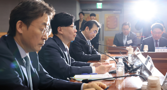 김소영 금융위원회 부위원장이 지난 3월 11일 서울 종로구 정부서울청사 별관에서 열린 보험개혁회의에서 발언하고 있다. 연합뉴스