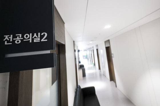 4일 서울시내 대학병원 전공의실. 뉴시스