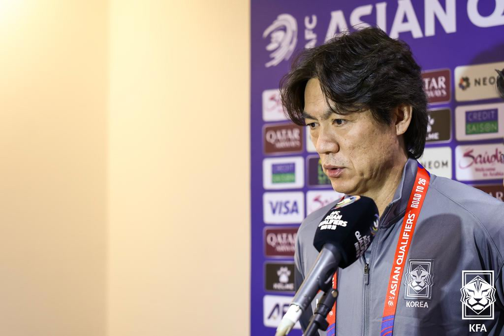홍명보 축구대표팀 감독. [사진 KFA]