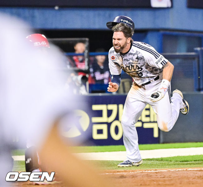김민석의 안타때 홈 파고드는 케이브